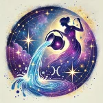 Waterman Horoscoop: Ontdek Wat Deze Maand Voor Jou in Petto Heeft! DALL·E 2025-01-27 10.40.45 – A mystical and dreamy astrological illustration featuring the Aquarius zodiac symbol, a water bearer pouring glowing, cosmic water into a starry, cele