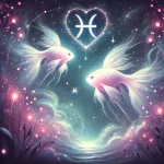 Daghoroscoop Vissen Liefde Vandaag: Wat Zeggen de Sterren? DALL·E 2025-03-18 01.15.20 – A mystical and dreamy digital illustration featuring the Pisces zodiac sign. The image showcases two glowing fish swimming in a cosmic ocean with a so