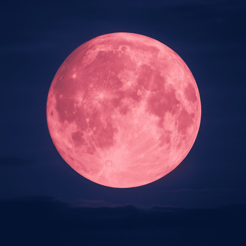 Roze maan: de magische betekenis achter dit hemelse fenomeen