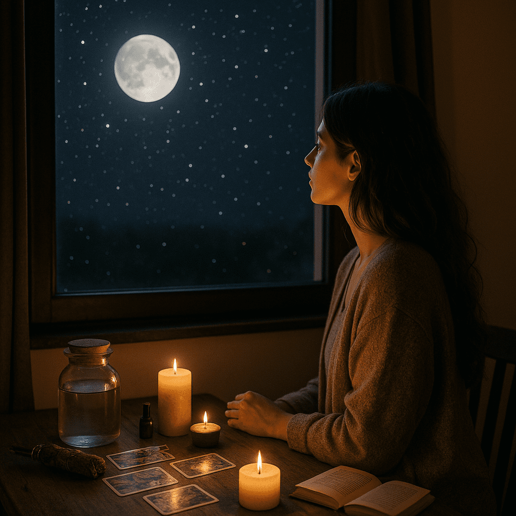 De maan fluistert: tijd om los te laten