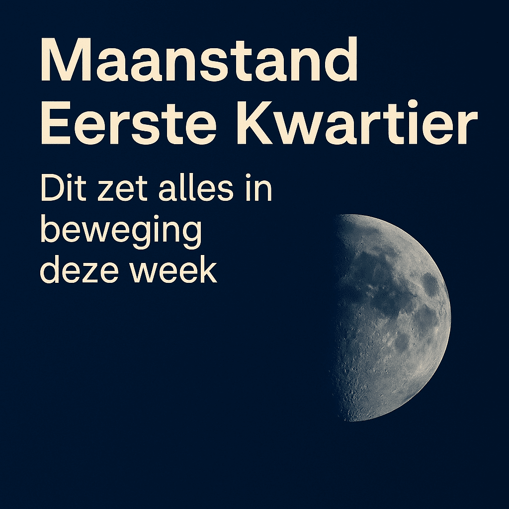 Maanstand Eerste Kwartier – Dit Zet Alles in Beweging Deze Week